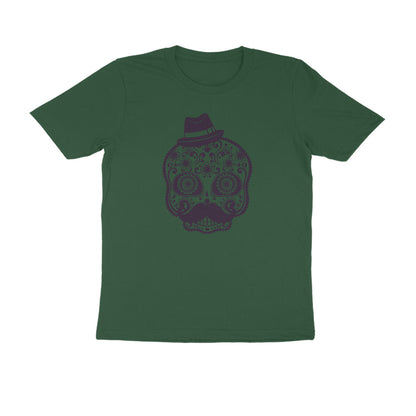 Half Sleeve Round Neck T-Shirt – Mexican Face Mask 1 puraidoprints