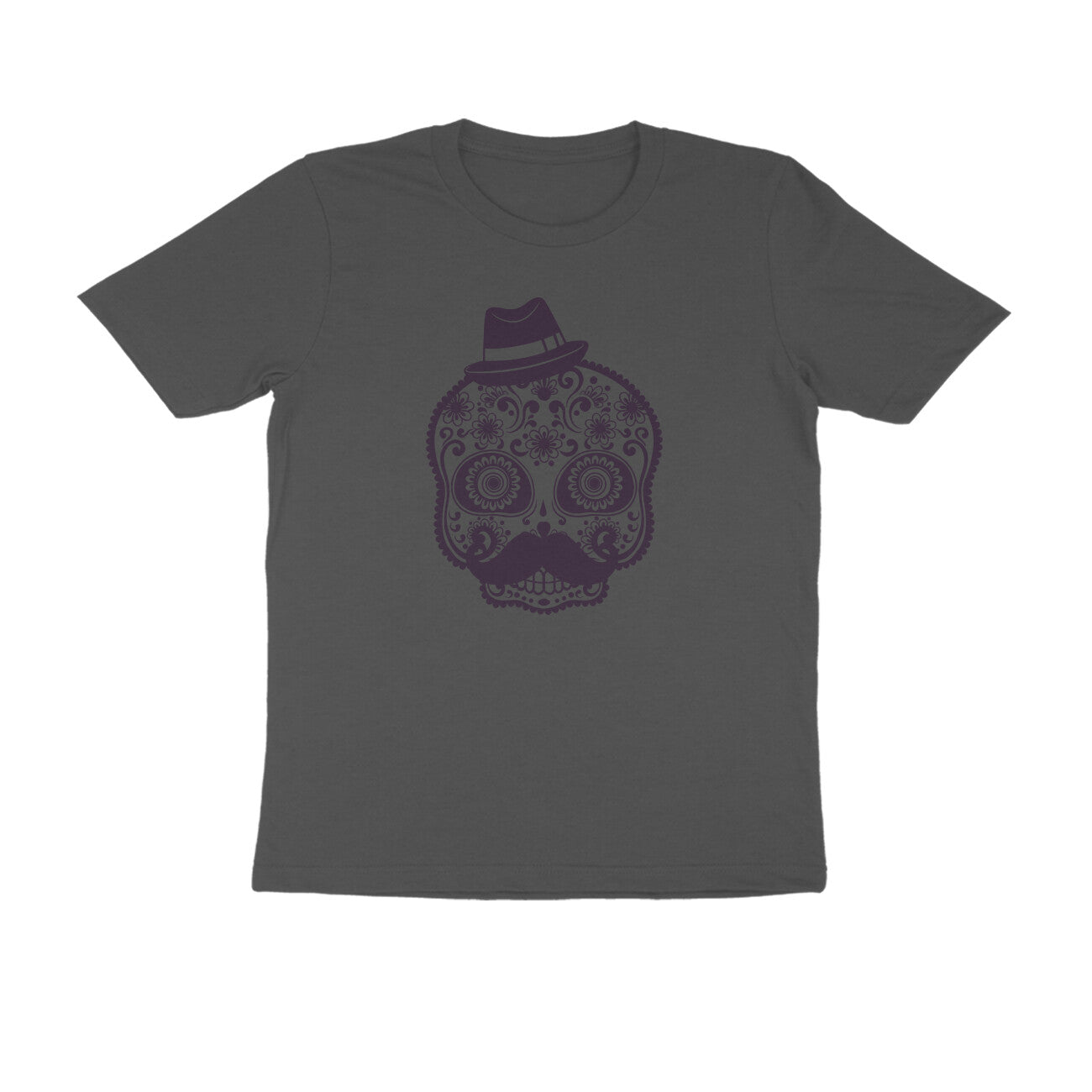 Half Sleeve Round Neck T-Shirt – Mexican Face Mask 1 puraidoprints