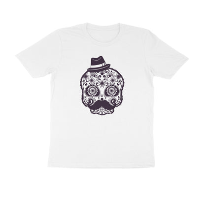 Half Sleeve Round Neck T-Shirt – Mexican Face Mask 1 puraidoprints