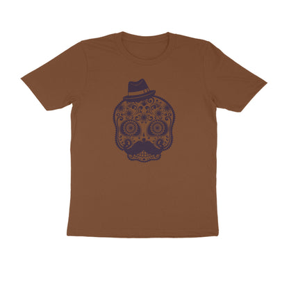 Half Sleeve Round Neck T-Shirt – Mexican Face Mask 1 puraidoprints