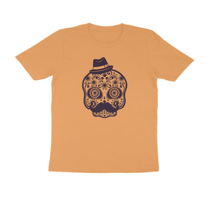 Half Sleeve Round Neck T-Shirt – Mexican Face Mask 1 puraidoprints