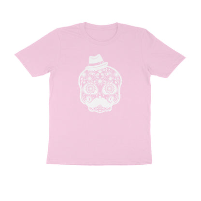 Half Sleeve Round Neck T-Shirt – Mexican Face Mask 4 puraidoprints