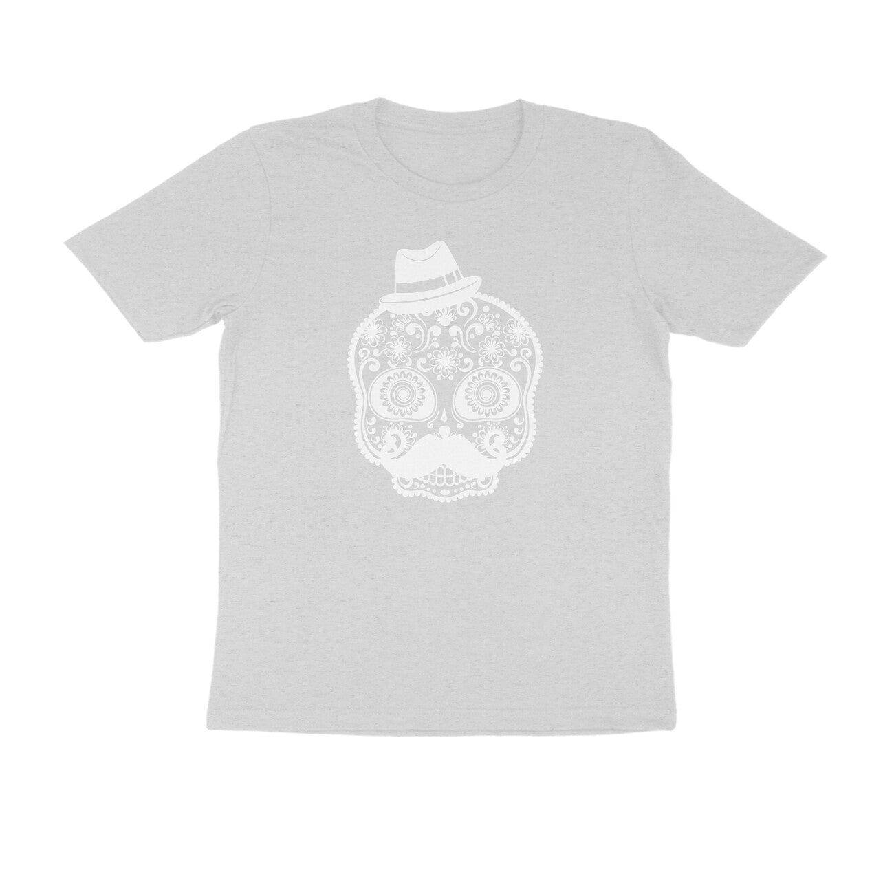 Half Sleeve Round Neck T-Shirt – Mexican Face Mask 4 puraidoprints