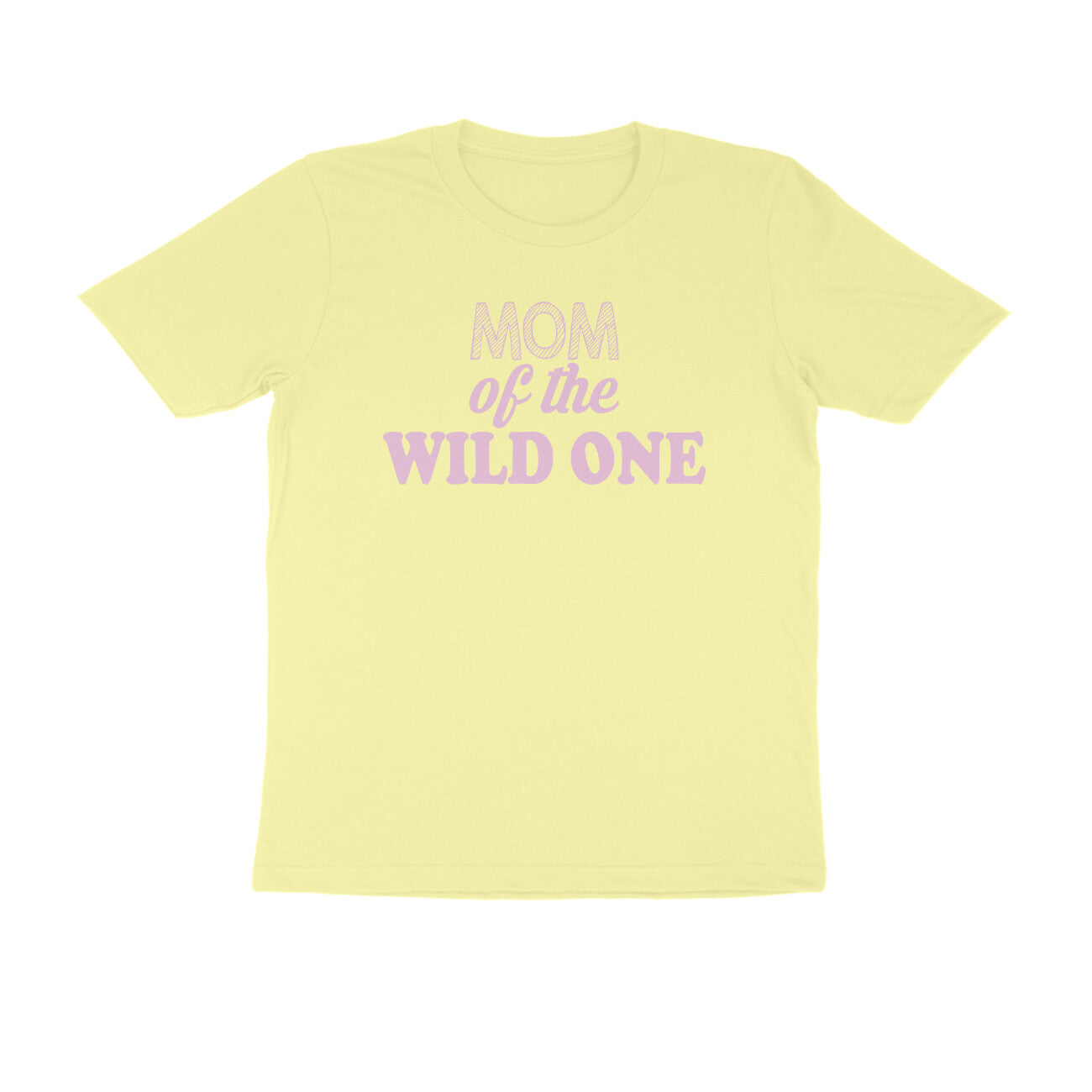 Half Sleeve Round Neck T-Shirt – Mom of the wild one 2 puraidoprints