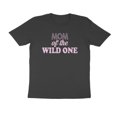 Half Sleeve Round Neck T-Shirt – Mom of the wild one 2 puraidoprints