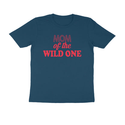 Half Sleeve Round Neck T-Shirt – Mom of the wild one 4 puraidoprints