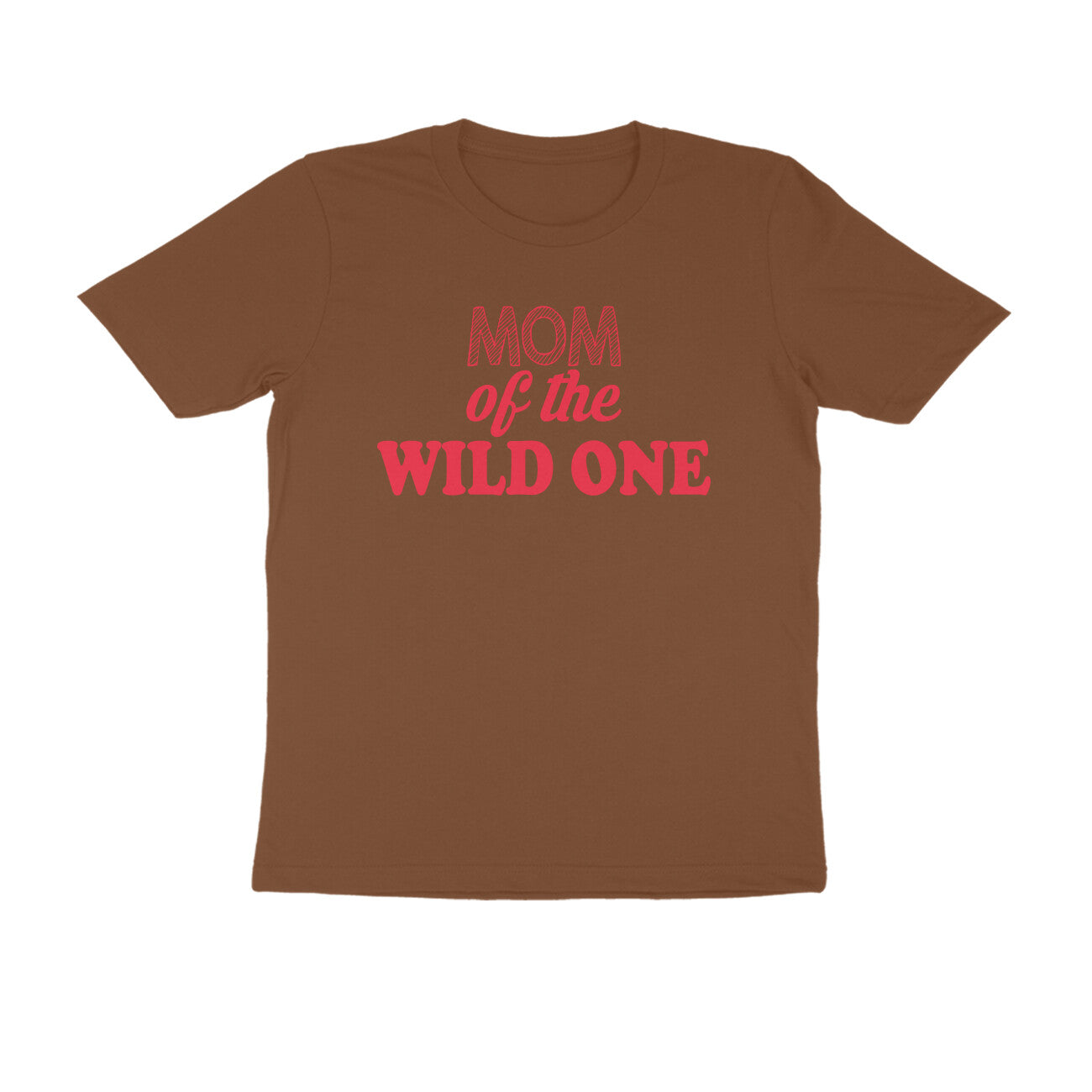 Half Sleeve Round Neck T-Shirt – Mom of the wild one 4 puraidoprints