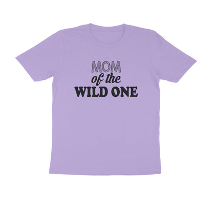 Half Sleeve Round Neck T-Shirt – Mom of the wild one puraidoprints