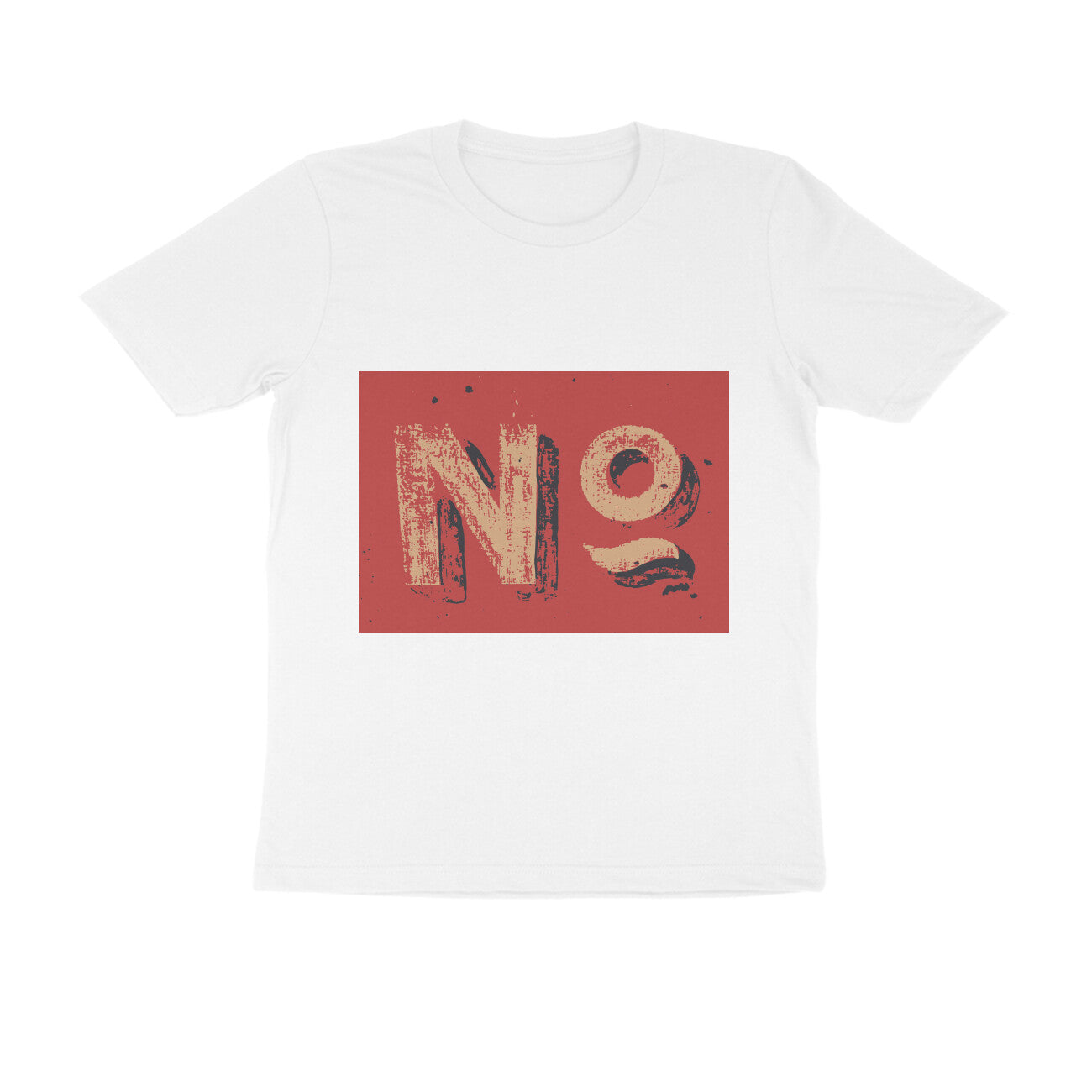 Half Sleeve Round Neck T-Shirt - No puraidoprints