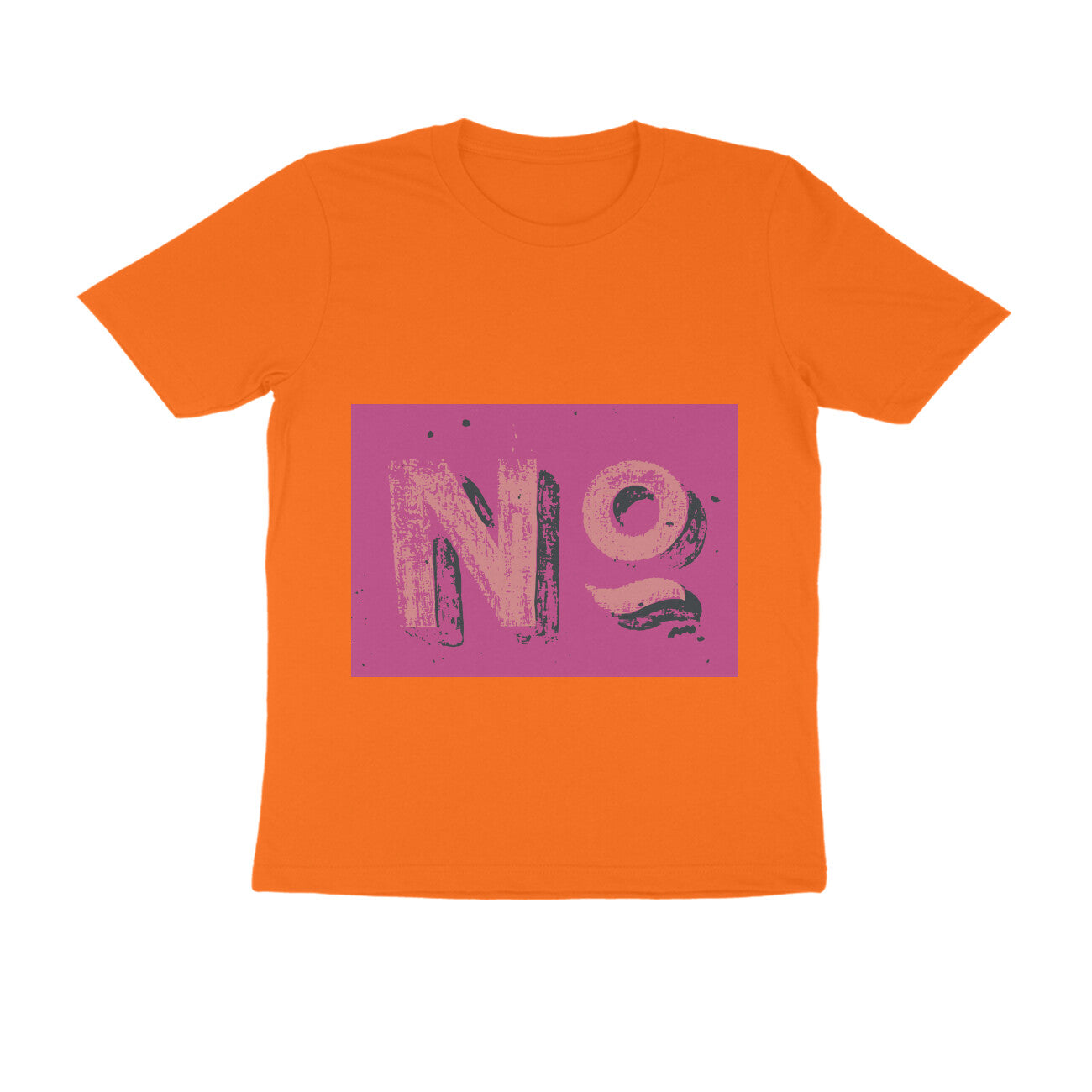 Half Sleeve Round Neck T-Shirt - No puraidoprints