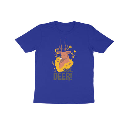 Half Sleeve Round Neck T-Shirt – Oh Deer 2 puraidoprints