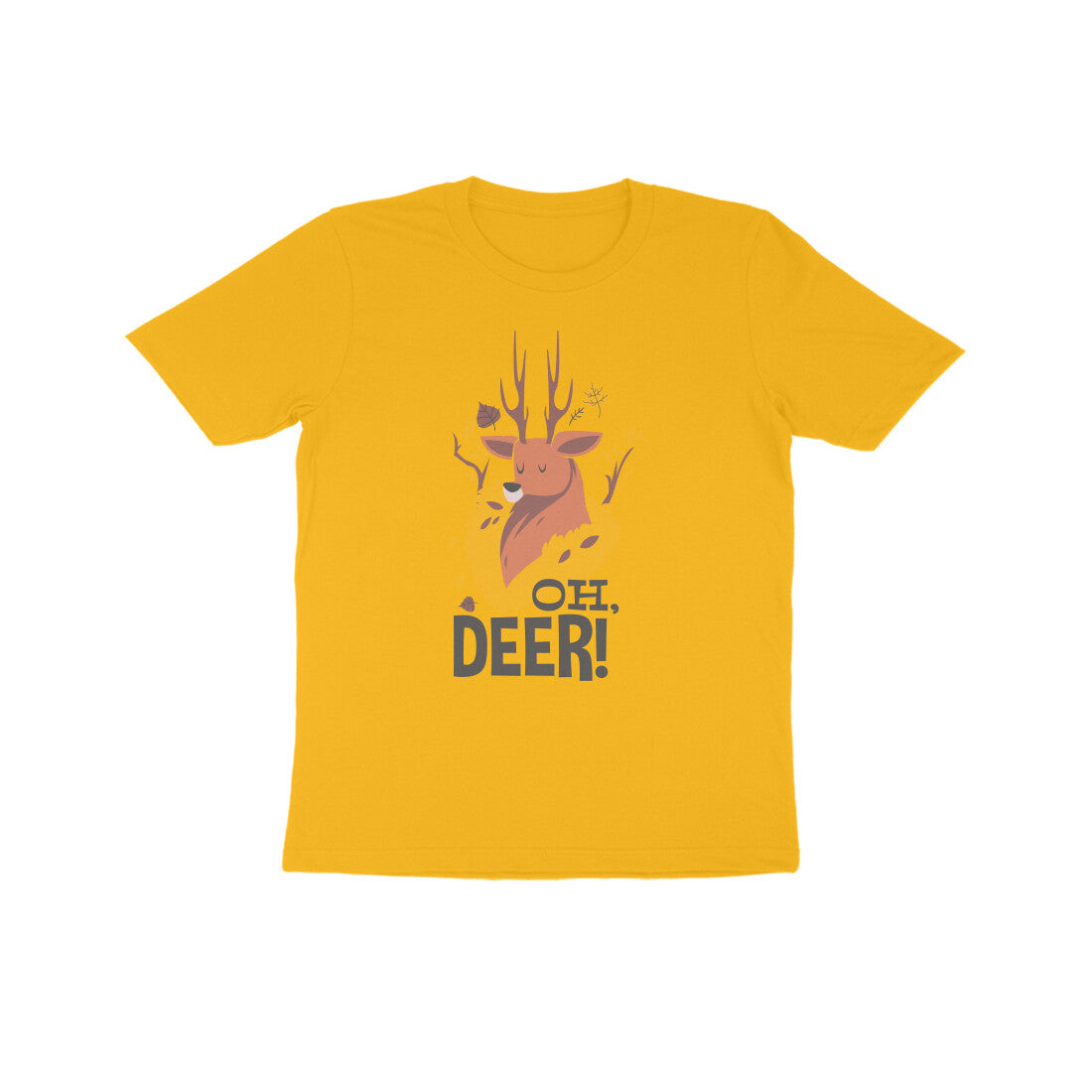 Half Sleeve Round Neck T-Shirt – Oh Deer 2 puraidoprints