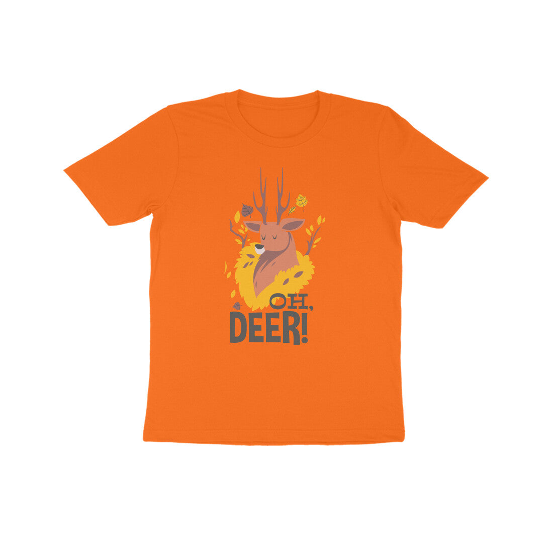 Half Sleeve Round Neck T-Shirt – Oh Deer 2 puraidoprints