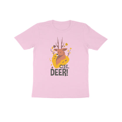 Half Sleeve Round Neck T-Shirt – Oh Deer 2 puraidoprints