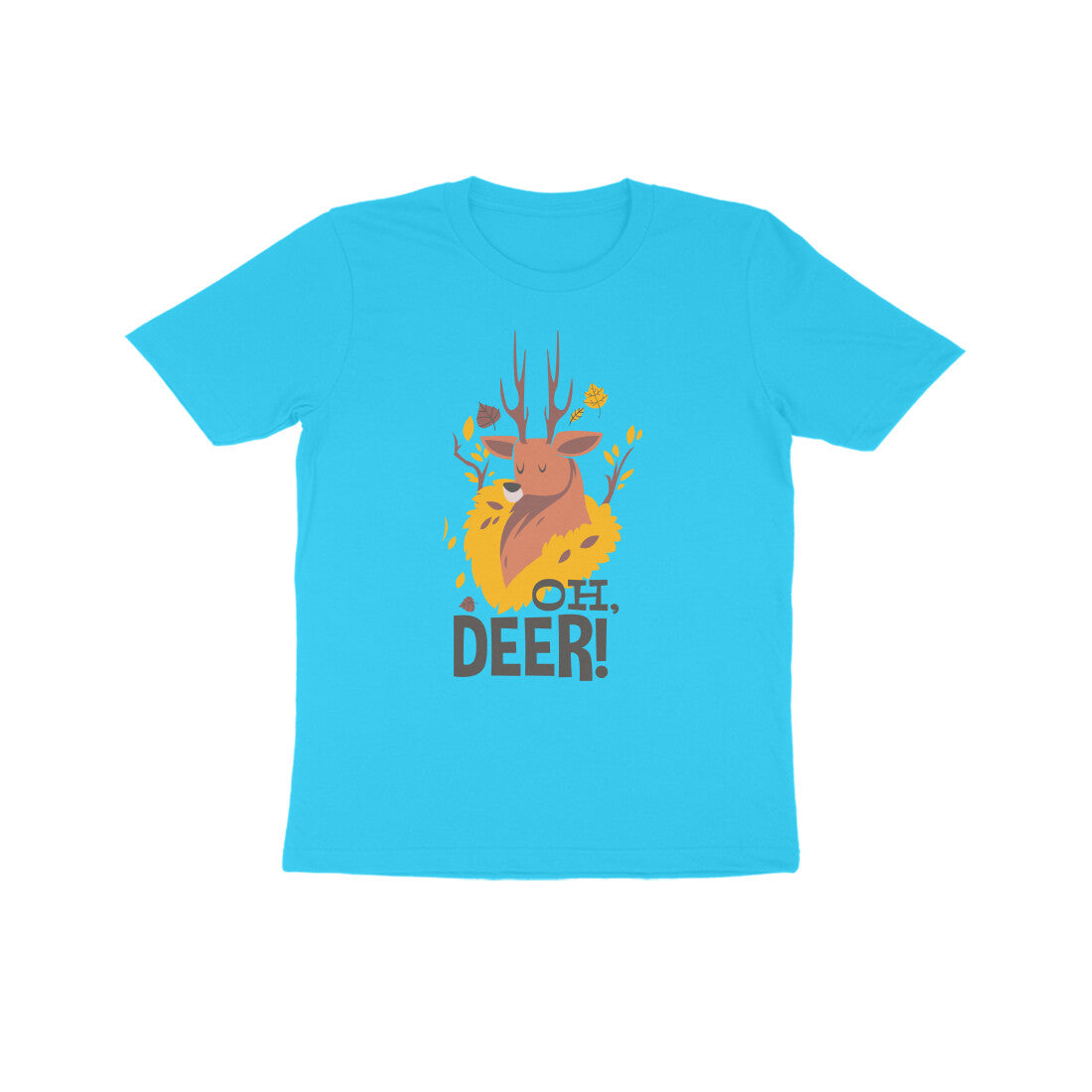 Half Sleeve Round Neck T-Shirt – Oh Deer 2 puraidoprints