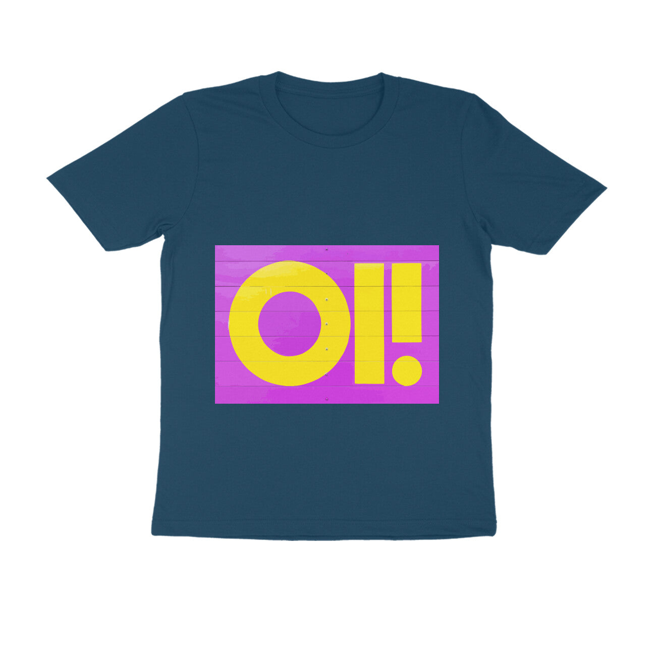 Half Sleeve Round Neck T-Shirt - Oi puraidoprints