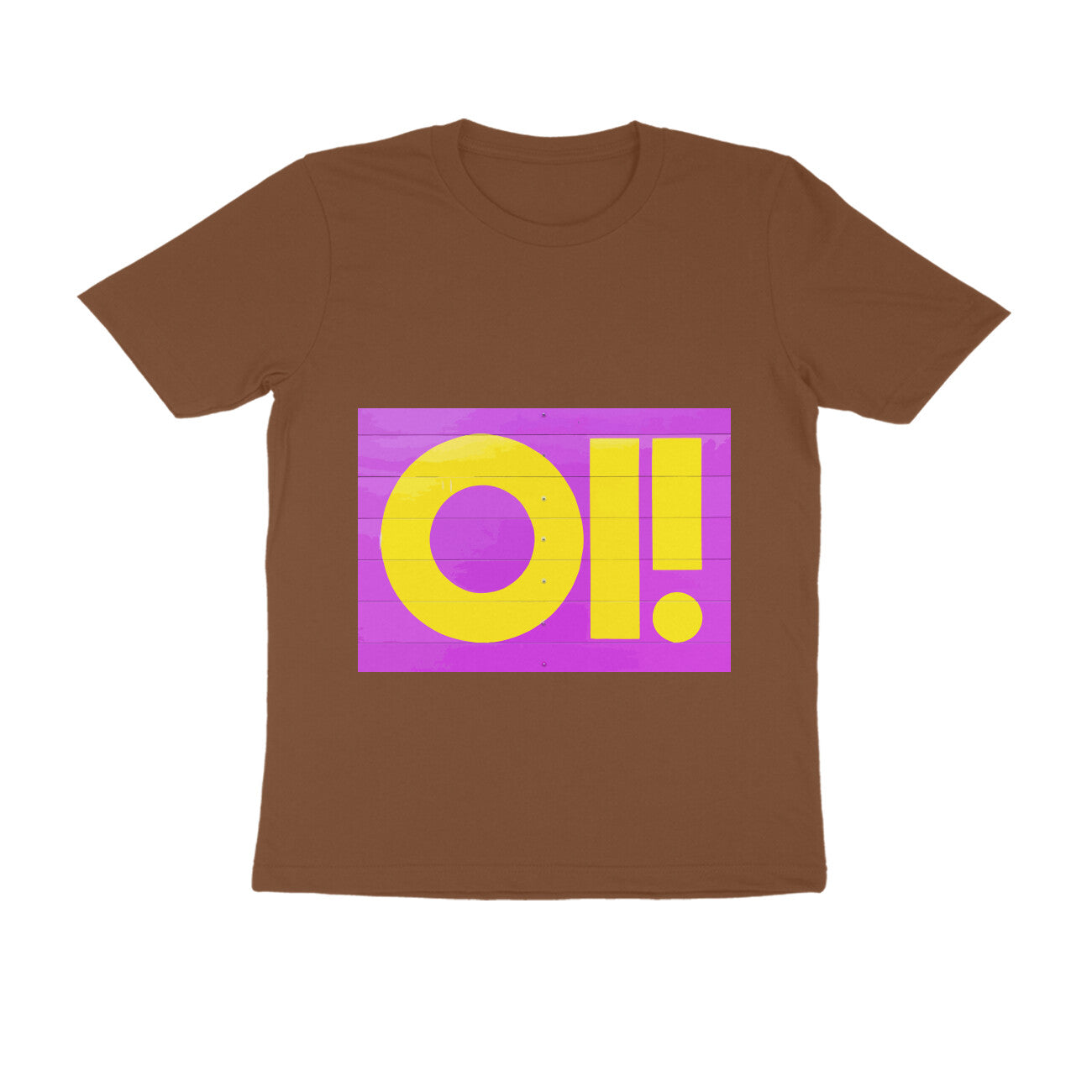 Half Sleeve Round Neck T-Shirt - Oi puraidoprints