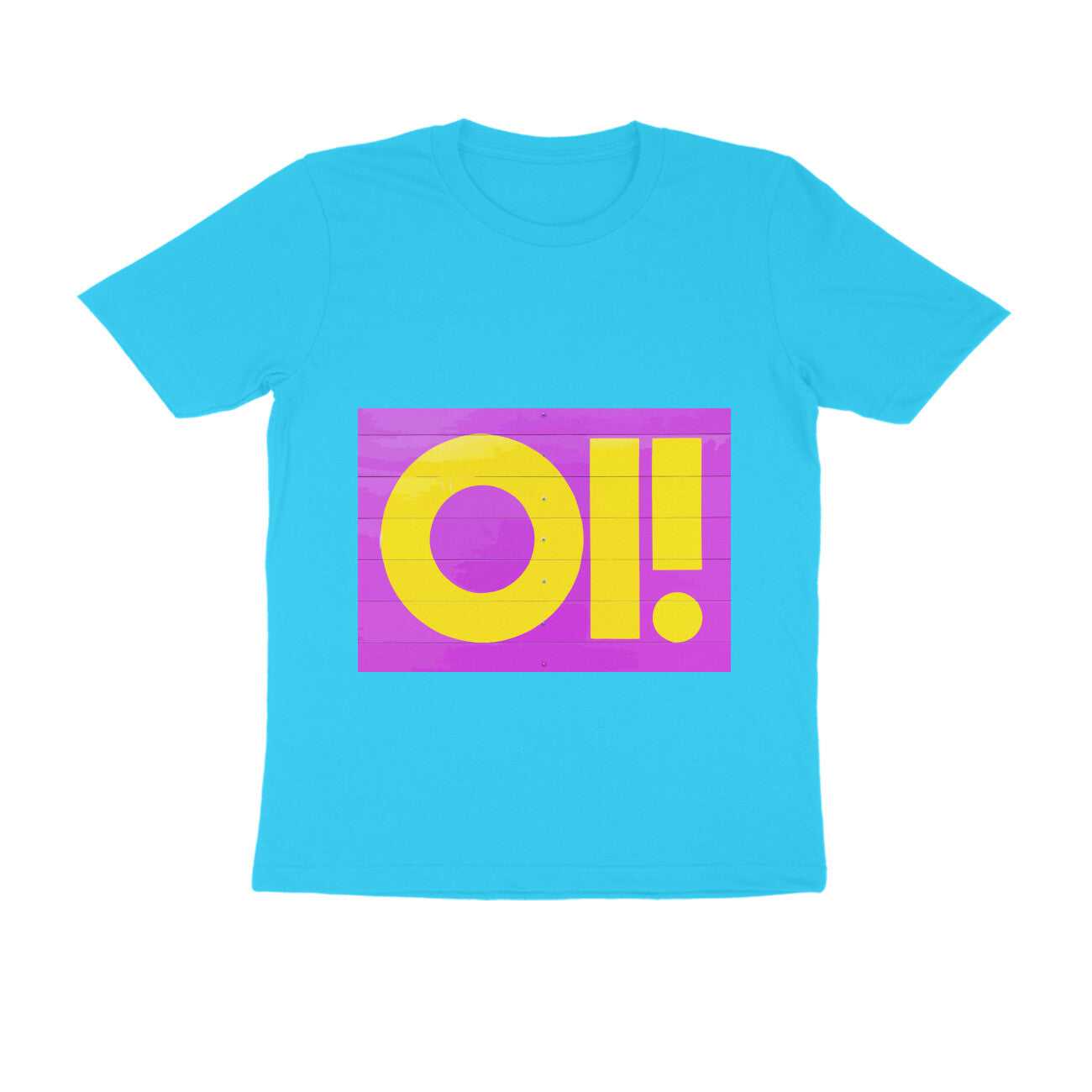 Half Sleeve Round Neck T-Shirt - Oi puraidoprints