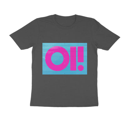 Half Sleeve Round Neck T-Shirt - Oi puraidoprints