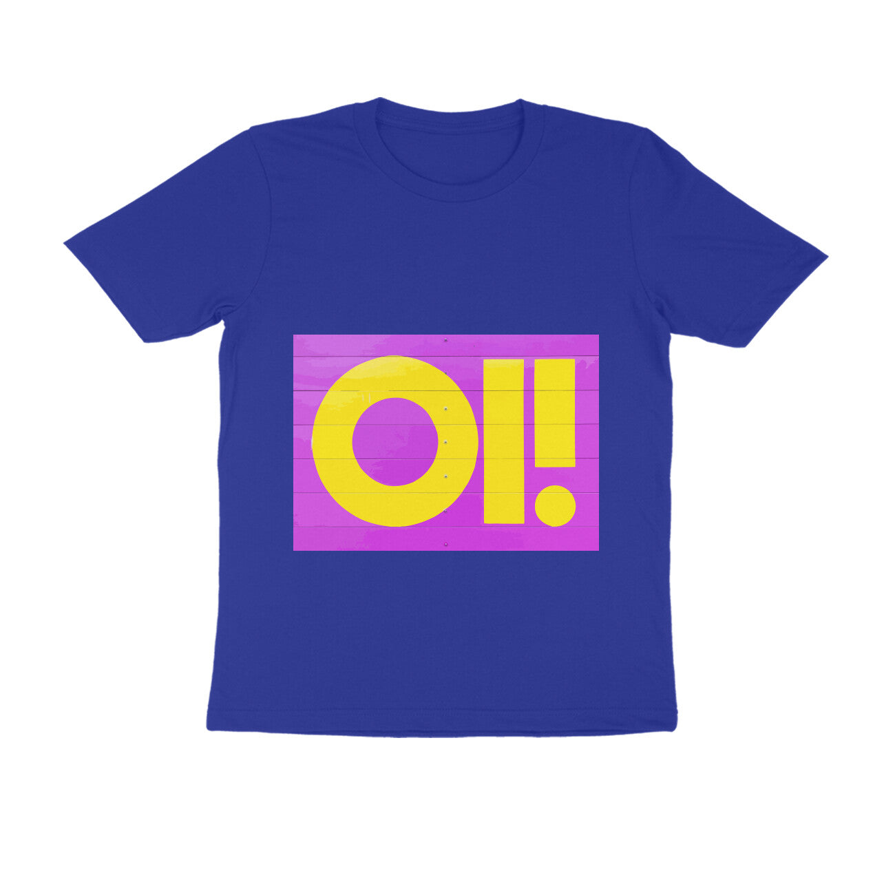 Half Sleeve Round Neck T-Shirt - Oi puraidoprints