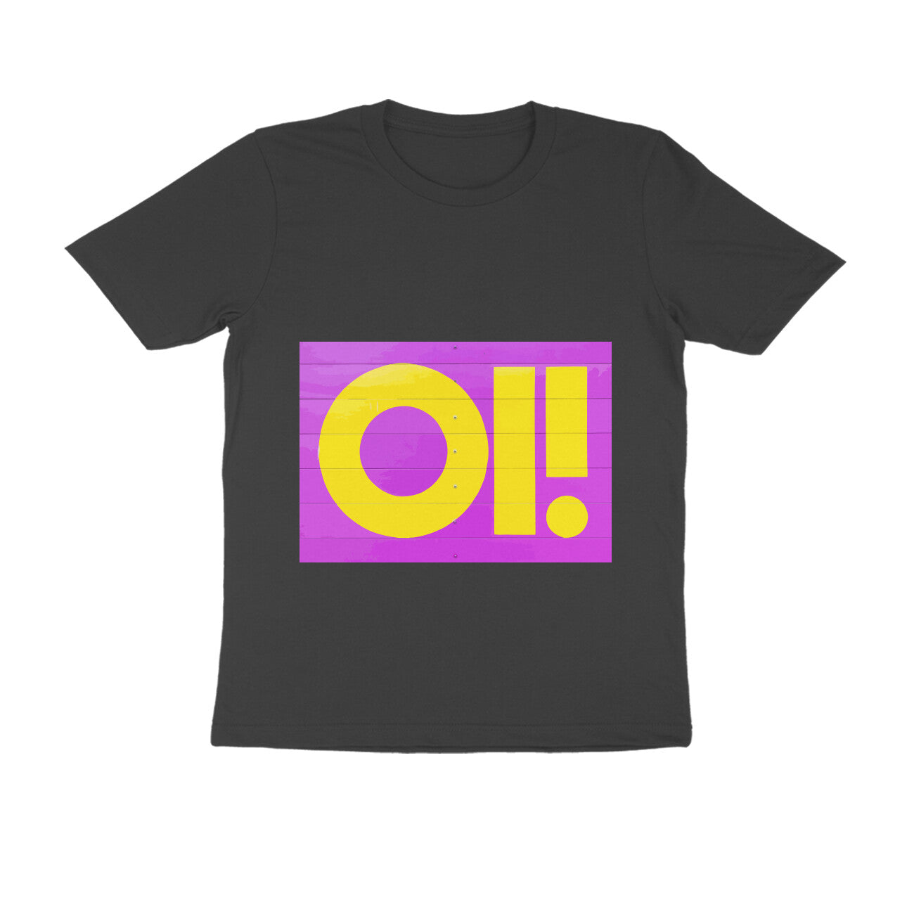Half Sleeve Round Neck T-Shirt - Oi puraidoprints
