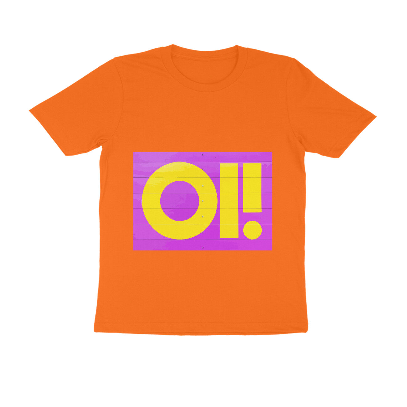 Half Sleeve Round Neck T-Shirt - Oi puraidoprints