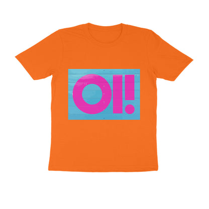 Half Sleeve Round Neck T-Shirt - Oi puraidoprints