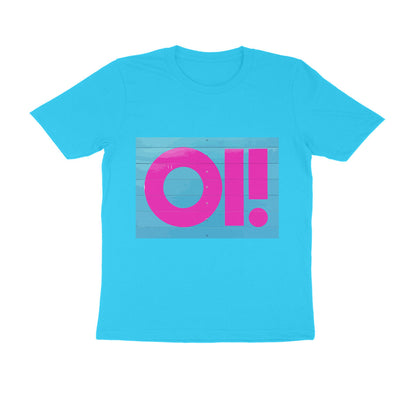 Half Sleeve Round Neck T-Shirt - Oi puraidoprints
