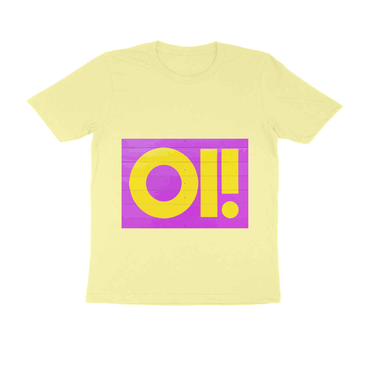 Half Sleeve Round Neck T-Shirt - Oi puraidoprints