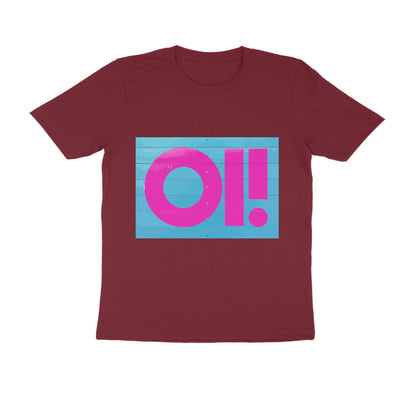 Half Sleeve Round Neck T-Shirt - Oi puraidoprints