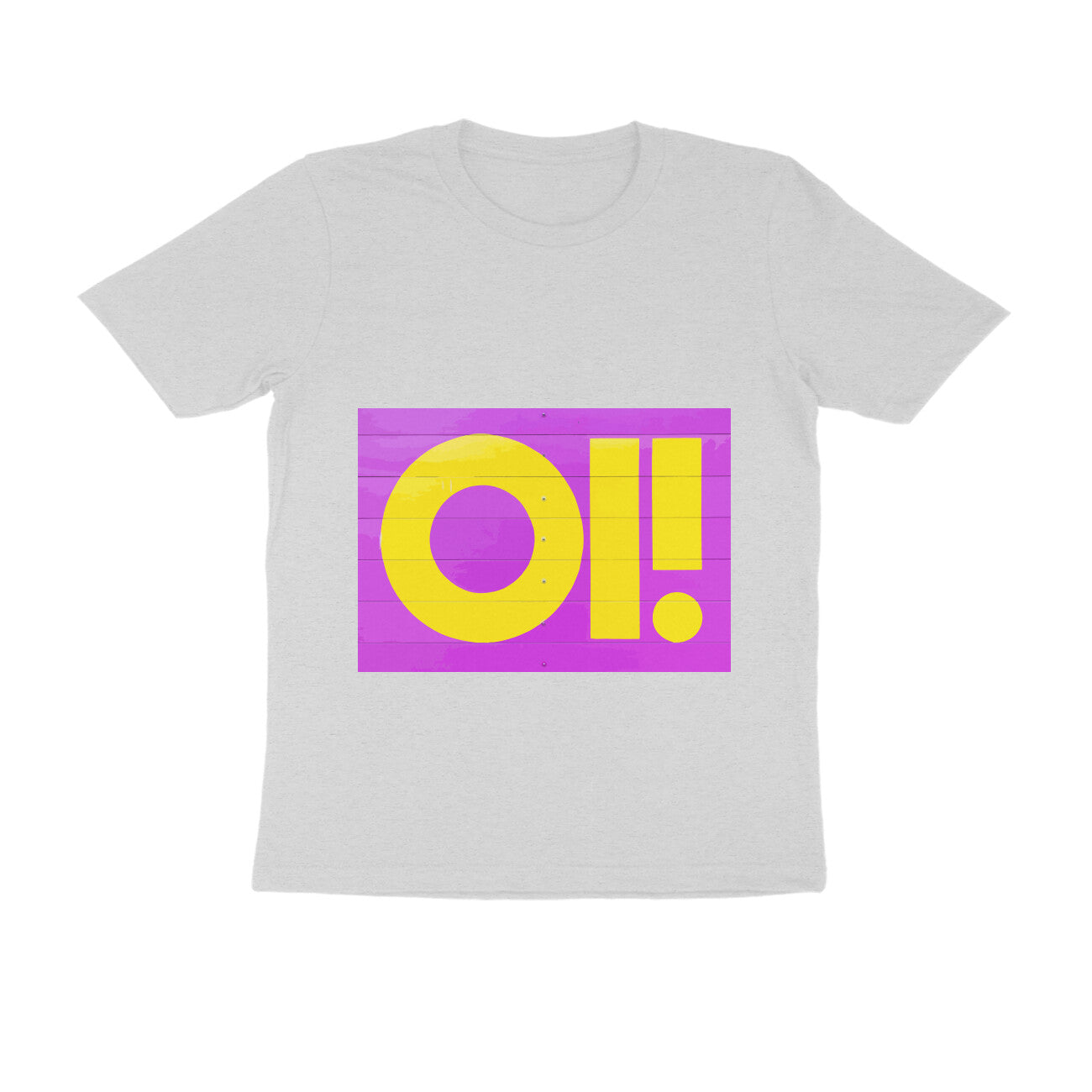 Half Sleeve Round Neck T-Shirt - Oi puraidoprints