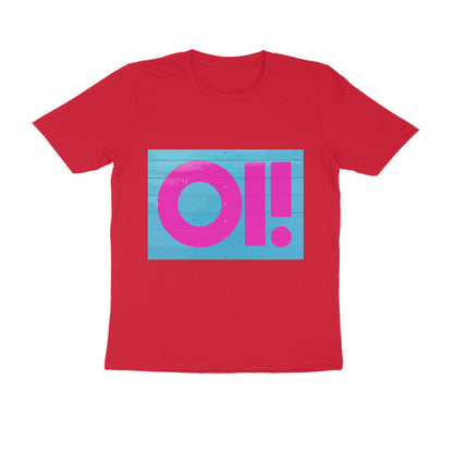Half Sleeve Round Neck T-Shirt - Oi puraidoprints