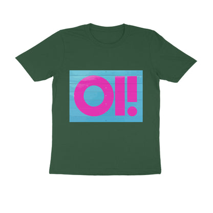 Half Sleeve Round Neck T-Shirt - Oi puraidoprints