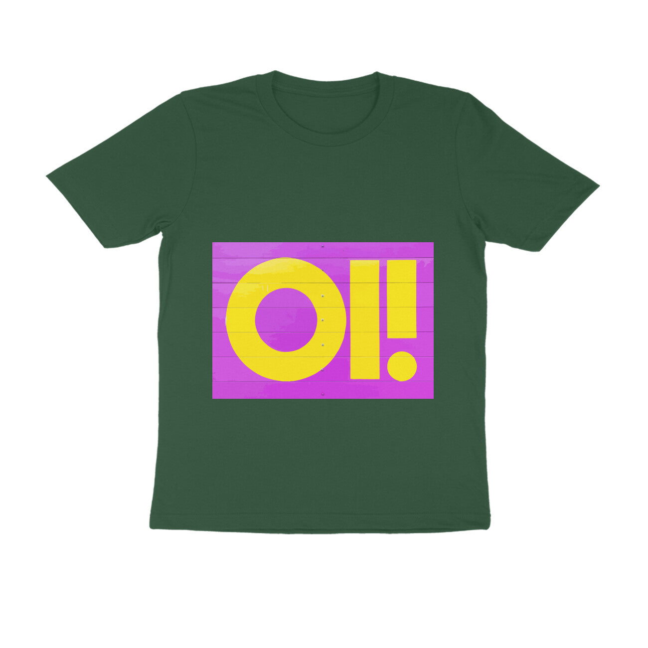 Half Sleeve Round Neck T-Shirt - Oi puraidoprints
