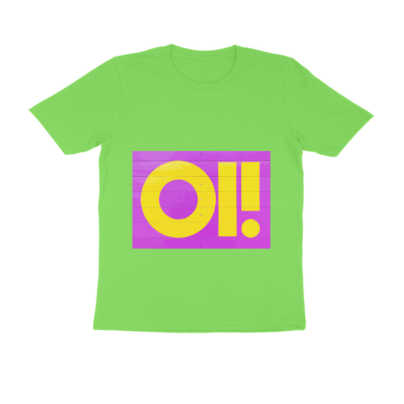 Half Sleeve Round Neck T-Shirt - Oi puraidoprints