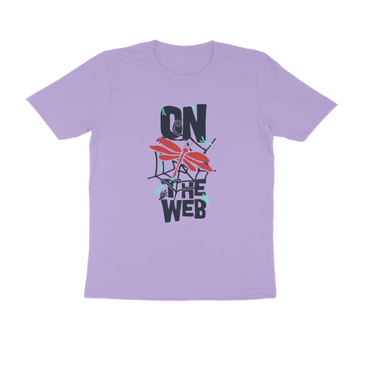 Half Sleeve Round Neck T-Shirt – On the Web 1 puraidoprints