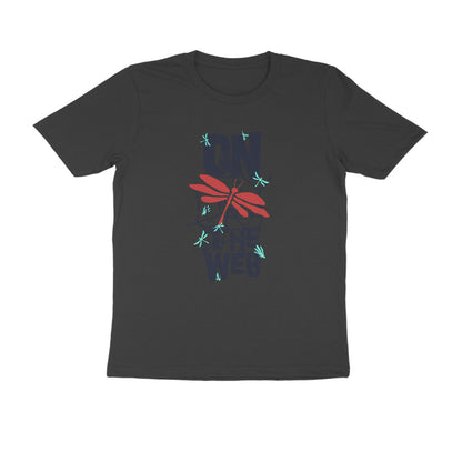 Half Sleeve Round Neck T-Shirt – On the Web 1 puraidoprints