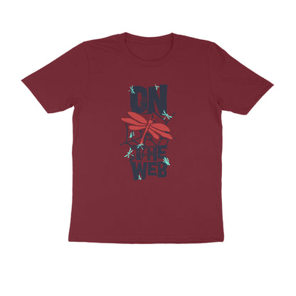 Half Sleeve Round Neck T-Shirt – On the Web 1 puraidoprints