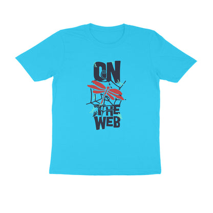 Half Sleeve Round Neck T-Shirt – On the Web 1 puraidoprints