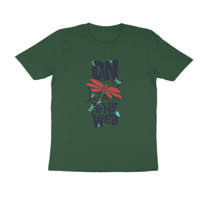 Half Sleeve Round Neck T-Shirt – On the Web 1 puraidoprints
