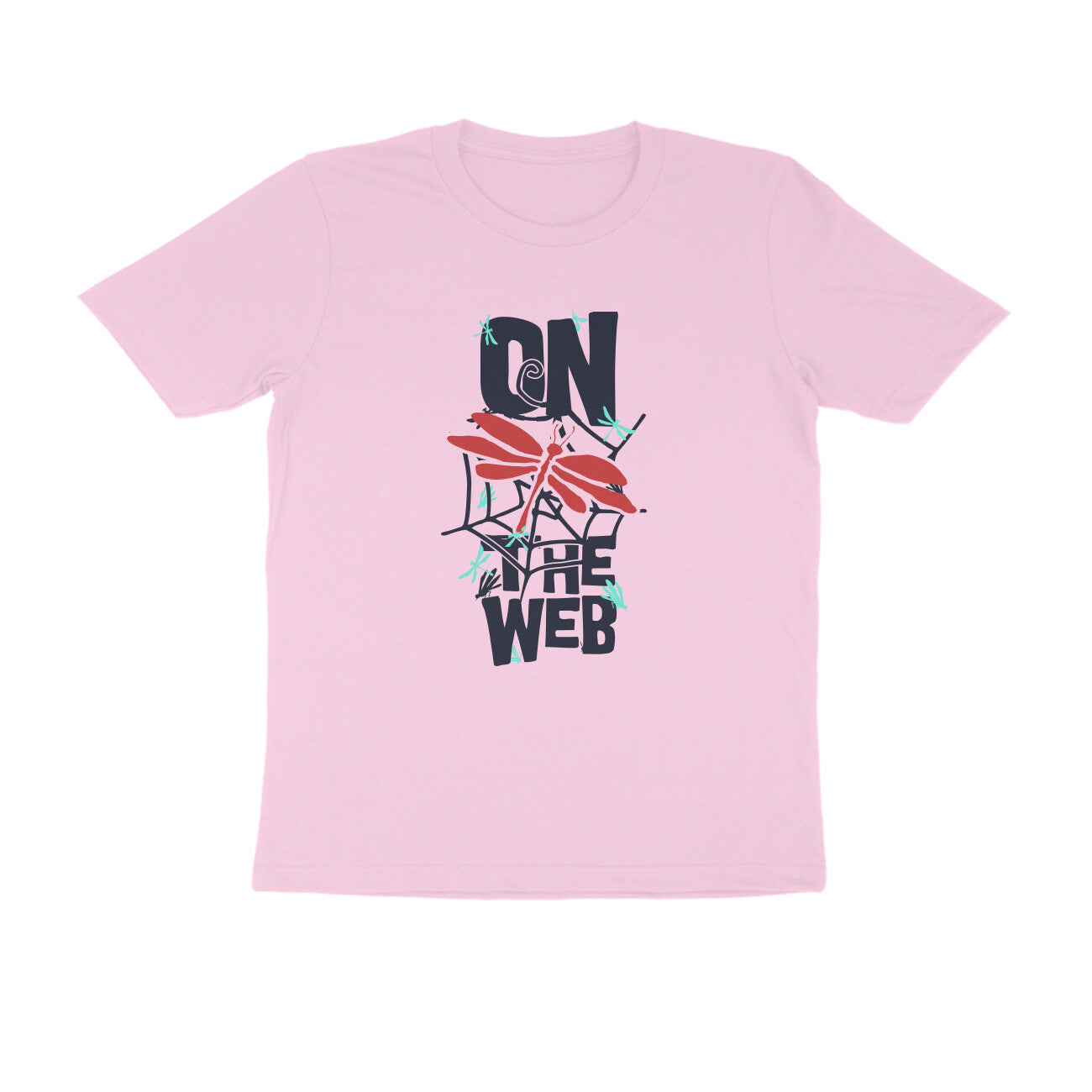 Half Sleeve Round Neck T-Shirt – On the Web 1 puraidoprints