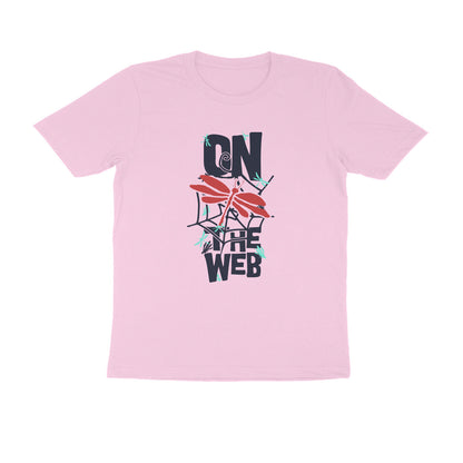Half Sleeve Round Neck T-Shirt – On the Web 1 puraidoprints