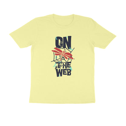 Half Sleeve Round Neck T-Shirt – On the Web 1 puraidoprints