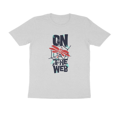 Half Sleeve Round Neck T-Shirt – On the Web 1 puraidoprints