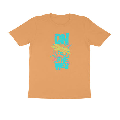 Half Sleeve Round Neck T-Shirt – On the Web 2 puraidoprints