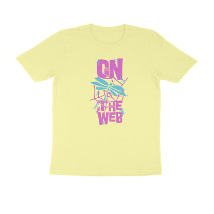 Half Sleeve Round Neck T-Shirt – On the Web 3 puraidoprints