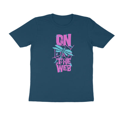 Half Sleeve Round Neck T-Shirt – On the Web 3 puraidoprints