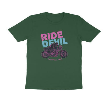 Half Sleeve Round Neck T-Shirt – Ride Devil 2 puraidoprints