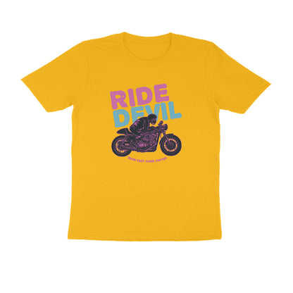 Half Sleeve Round Neck T-Shirt – Ride Devil 2 puraidoprints