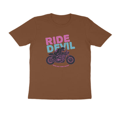 Half Sleeve Round Neck T-Shirt – Ride Devil 2 puraidoprints